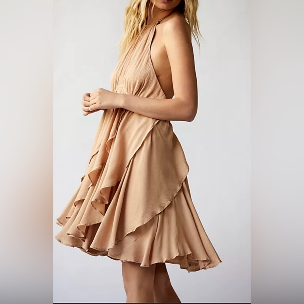 Free People Sway With Me Mini Dress in Woodland Size XS
